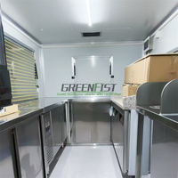 Remorque alimentaire entièrement équipée avec vente de camions de restauration, petite entreprise de chariot de nourriture, camions de nourriture mobiles rapides pour crêpes