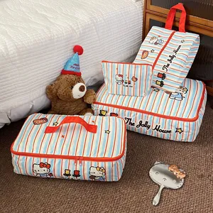 Bolsa de Almacenamiento de Cosméticos de <span class=keywords><strong>Viaje</strong></span> de Nailon con Cremallera Estilo Japonés Personalizada, Organizador Portátil para Viajes de Negocios, Linda Bolsa de Maquillaje con Dibujos Animados - Product Image 6