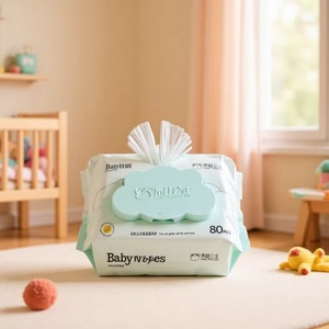 New large-pack disposable wet <b>wipes</b>, thick sheet <b>wipes</b>, suitable for infants, toilet paper, face wash, and <b>hand</b> paper. - Product Image 1