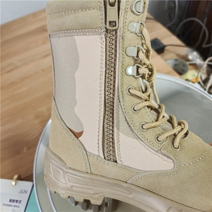 Botas de Desierto Ligeras de Gamuza Personalizadas TSB09, Botas de Caza Transpirables con Camuflaje de 3 Colores - Product Image 6