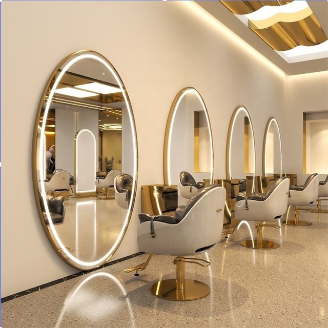 Siman Beauty Salon Mirror Smart LED Light Spa Barbershop Factory Price Big Size Hanging Wall Full Length for Sale