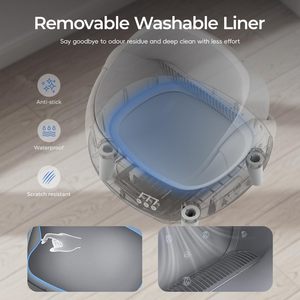 <span class=keywords><strong>Caja</strong></span> <span class=keywords><strong>de</strong></span> <span class=keywords><strong>arena</strong></span> inteligente OEM <span class=keywords><strong>con</strong></span> tapa abierta, autolimpiable, desodorizante automático, <span class=keywords><strong>con</strong></span> control por aplicación <span class=keywords><strong>para</strong></span> múltiples <span class=keywords><strong>gatos</strong></span>, protección <span class=keywords><strong>de</strong></span> seguridad, China - Product Image 4