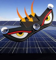 Grenzüberschreitende Solarbetriebene Dreieckige Windschutzscheiben-LED-Dämonenaugen-Umgebungswarnleuchte USB Neon 5V 1W