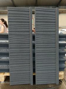 Tuile de <span class=keywords><strong>toiture</strong></span> en métal moderne, imperméable, résistante à la chaleur, en pierre ondulée pour les bâtiments d'appartements et de villas - Product Image 3