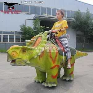 Thiết kế mới lạ khủng long đi xe kiếm tiền trẻ em chơi thiết bị trên sân chơi