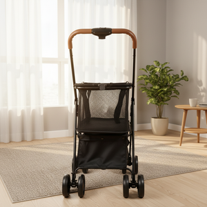 Cochecito plegable impermeable <span class=keywords><strong>para</strong></span> mascotas con 4 ruedas <span class=keywords><strong>para</strong></span> gatos y perros pequeños y medianos Cochecito <span class=keywords><strong>para</strong></span> perros - Product Image 4