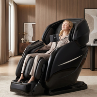 Fauteuil de massage Zhouqi de luxe 2D 3D, corps entier, zéro gravité, 200W, avec commande vocale et écran tactile pour un spa à domicile ultime