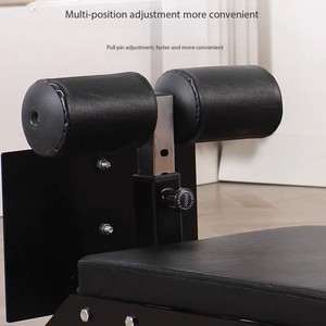 Banco de Ejercicios Plegable para Glúteos, Banco Romano, Mini Banco Nórdico para <span class=keywords><strong>Curl</strong></span>, con Características de Seguridad y Ruedas de Transporte, Gran Oferta - Product Image 4