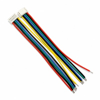 Câble de raccordement flexible à 6 broches GH1.25, 26AWG, sur mesure OEM, 300V, en silicone, avec connecteur en cuivre étamé pour PCB