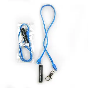 Customized ZIP <b>lanyard</b> <b>promotional</b> merchandise - Product Image 1