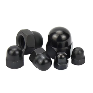 M5 M6 M8 Acero inoxidable Inox SS 304 316 316L A2 A4 70 80 Electroforesis negra Hexágono Hexagonal Tuerca abovedada Tuerca <span class=keywords><strong>Acron</strong></span> DIN1587 - Product Image 3