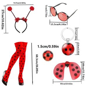Costume de coccinelle PESENAR pour femme, ensemble de costumes de coccinelle pour femme, accessoires de cosplay pour adulte - Product Image 2
