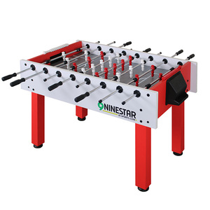 33\" Classic Wood Foosball <strong>Table</strong> <strong>Fussball</strong> Game Coin-Operated Indoor Soccer for Children Entertainment Ball Player - Product Image 1