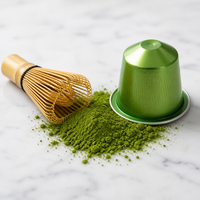 Capsules de Matcha, dosettes de thé vert, capsules de café individuelles pour machine à café, vente en gros en Europe