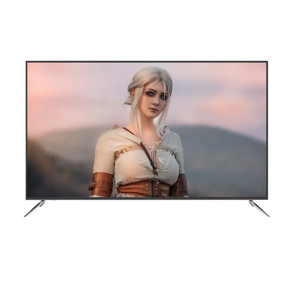 85 ''Android 9.0 Fernseher 4k Smart TV gehärtetes Glas 85 Zoll TV mit Smart TV Box Android