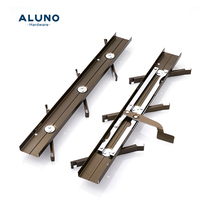 Cadre ALUNO Jalousie Low Cost 102mm Naco Aluminium Alloy Glass Window Louvre Frames