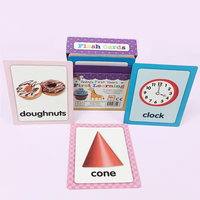 Grosir Oem kustom Harga Murah kartu Flashcard Game pendidikan kartu belajar cetak Flash