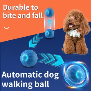 Yeni varış interaktif silikon Pet oyuncak köpekler için zıplayan oyuncaklar için dayanıklı köpek topu