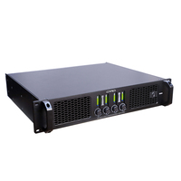 Amplificateur de puissance professionnel 4 canaux 5000 Watts classe D avec construction métallique