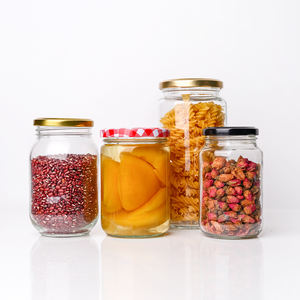 <span class=keywords><strong>Lot</strong></span> de <span class=keywords><strong>bocaux</strong></span> <span class=keywords><strong>en</strong></span> <span class=keywords><strong>verre</strong></span> robustes de 4 oz, 8 oz, 12 oz, 20 oz avec couvercle <span class=keywords><strong>en</strong></span> métal pour cornichons, forme ronde vide, autocollant de logo, bouchon personnalisé - Product Image 1