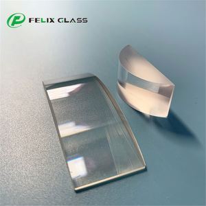 Lentes Cilíndricas con Recubrimiento AR FELIX, Lente Cilíndrica Convexa de Cuarzo de Sílice Fundida para Radar Láser 2D y 3D - Product Image 1