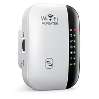 Repetidor WiFi Inalámbrico de 300 Mbps, Extensor de Rango WiFi, Amplificador, Router, 802.11N, Largo Alcance, 7 Luces de Estado, Repetidor WiFi para PC