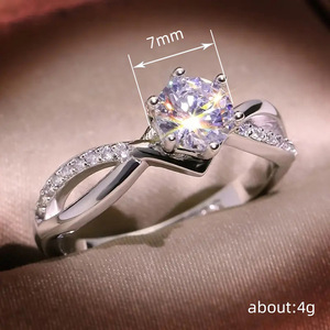 Anello dal Design Classico Solitario, Stile Elegante per Donne - Product Image 5