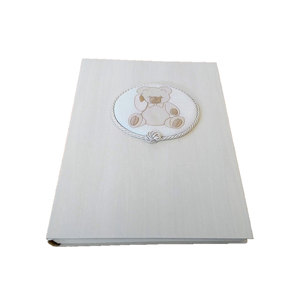 Set Neonato con Orsetto Ricamato e Raso Intrecciato - Product Image 6