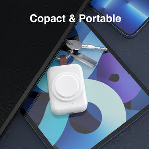 สินค้าใหม่ พาวเวอร์แบงค์พกพา 1800 มิลลิแอมป์ แบบพวงกุญแจ พร้อมที่<span class=keywords><strong>ชาร์จ</strong></span>ไร้สาย สำหรับ Samsung Galaxy Watch 6 Classic 5 Pro 4 Active 2 - Product Image 6