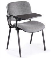 Mobilier scolaire bureau et chaise d'étudiant chaise pliante empilable avec bloc-notes