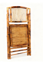 Chaise de banquet de mariage, de patio, d'événement, de villa, de conception moderne, en bois massif, portable, empilable, démontable