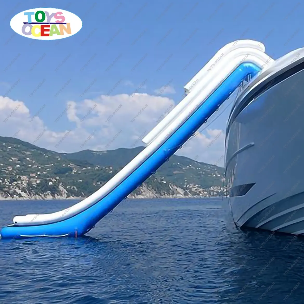 आउटडोर Inflatable अस्थायी पानी स्लाइड के लिए नौका