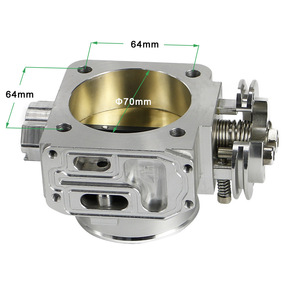 Corps de papillon modifié de 70 mm de diamètre compatible Kia et Polo pour Mitsubishi EVO4-5-6, état neuf - Product Image 1