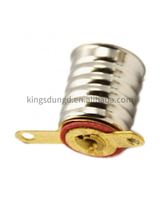 E10/e12/e14/ba9s Porte-ampoule en laiton Base de lampe avec support Douille de lampe en spirale