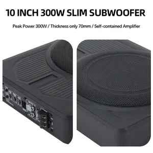 Best 10 Inch 2 Ohms Under Seat Sub Woofer 10" Car Active Underseat Subwoofers Powered Subwoofer