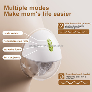 Tiralatte Elettrico Indossabile Senza Fili per Allattamento, Indolore, Silenzioso, in Materiale Alimentare, Senza BPA, Ricaricabile, a Flusso Rapido - Product Image 2