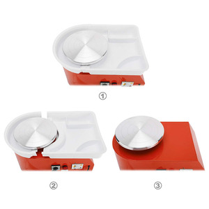 Meihui <strong>Art</strong> 25CM 350W Electric Pottery <strong>Wheel</strong> Machine Ceramic Clay Work Forming Machine with Foot Pedal - Product Image 3