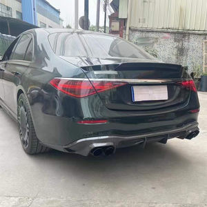 Kit carrosserie W223 pour <span class=keywords><strong>Mercedes</strong></span> Benz W223 S450 AMG BS, kit carrosserie en fibre de carbone, lèvre avant, diffuseur arrière, spoiler, garde-<span class=keywords><strong>boue</strong></span>, évents - Product Image 4