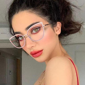 نظارات بصرية عالية الجودة للعين القطة إطار نظارات عصرية مضادة للضوء الأزرق لقصر النظر - Product Image 4