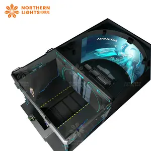 الأضواء الشمالية Hd شاشة حلقة الحركة قارب المكوك حلم VR محاكاة السينما الواقع الافتراضي المسار السينما