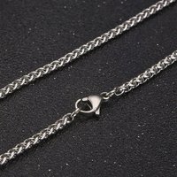 Collier chaîne à maillons en acier inoxydable motif Dragon Bone, idéal pour la fabrication de bijoux DIY, vente en gros