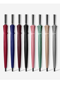 Fabricant de parapluies à long manche personnalisés, parapluie automatique à tige droite avec impression de logo pour la vente en gros et les commandes en gros - Product Image 5