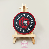AoSheng Patch tissé Offre Spéciale nouvelle conception fer personnalisé sur badges tissés production de masse patchs pour vêtement