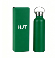 Bouteille isotherme personnalisée avec logo, vente en gros, 350 ml, gobelet en acier inoxydable 304 avec poignée de transport en métal
