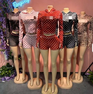 2026 Summer Hot Sale Female Woman <strong>Shorts</strong> Set <strong>Long</strong> Sleeve <strong>Women</strong> Leopard Print Crop Jacket and <strong>Shorts</strong> 2 Piece Set Loungewear - Product Image 2