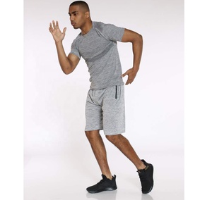 ชุดเสื้อยืดและกางเกงขาสั้นแฟชั่นออกแบบได้ตามต้องการชุดเสื้อผ้าขนาดพิเศษสำหรับผู้ชายชุดวอร์มกางเกงขาสั้นสำหรับผู้ชายวัสดุตามสั่ง - Product Image 1