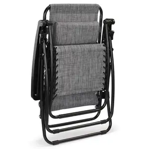 Folding Chair Factory Low Beach Leisure Chair With Footrest Folded Lounge Chair Prices Low