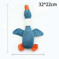 Jouets en peluche pour animaux de compagnie chiens bouledogue français résistant aux morsures balle corde jouets sonores fruits dessin animé animaux chats chiens jouets à mâcher