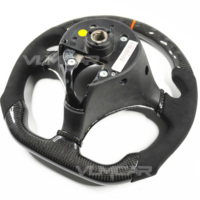 Volante de coche de fibra de carbono personalizado privado para Mitsubishi Evolution 2001 2002 2003 2004 2005 2006 2007 Lancer Evo 7 8 9