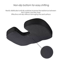 Coussin de siège en mousse à mémoire de forme de qualité supérieure, forme carrée, amovible, lavable, personnalisable pour le bureau et la maison, soutien ergonomique, soulage la fatigue